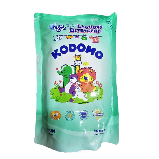 Kodomo Baby Laundry Detergent 1000Ml Extra Care Refill Pack